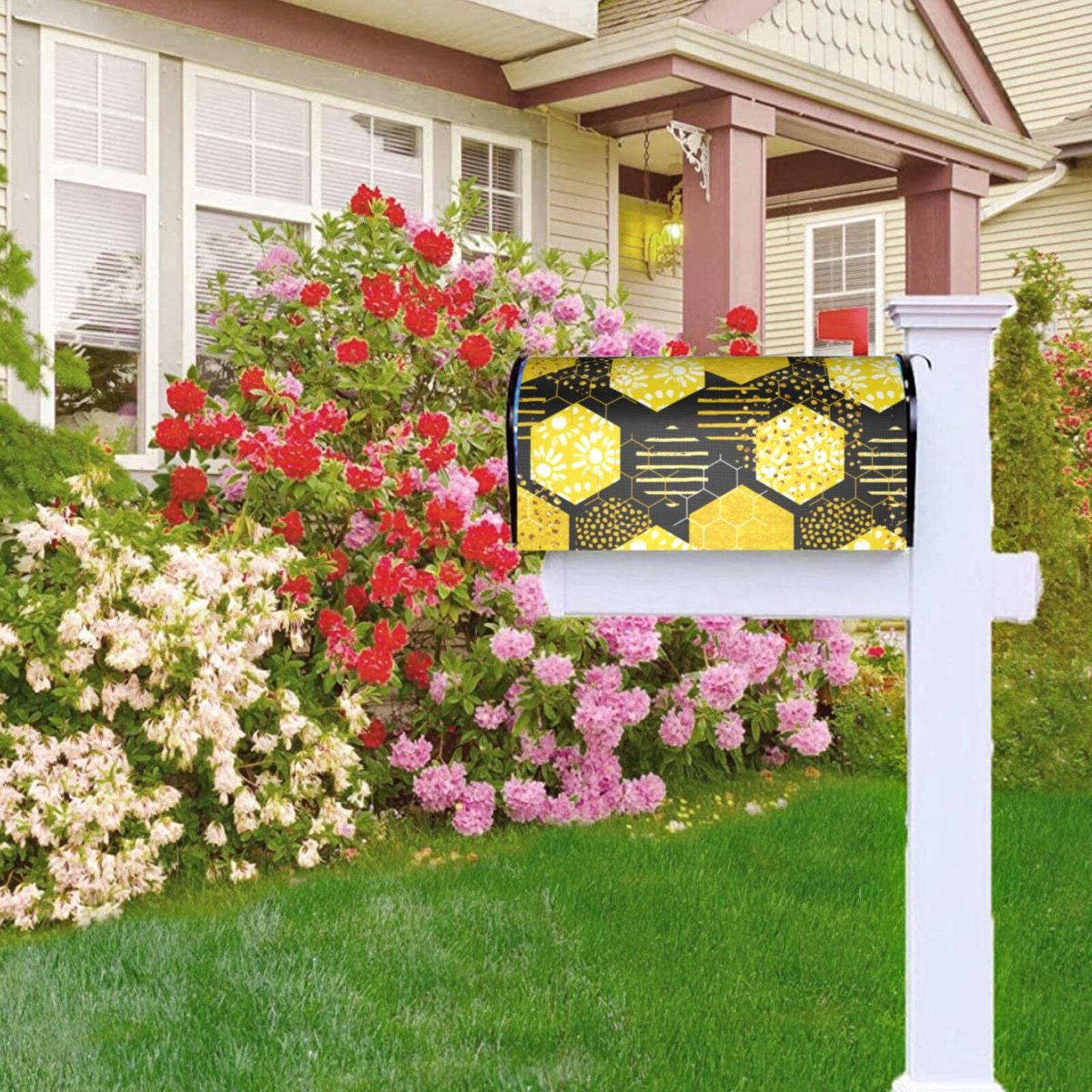 Kdxio Magnetic Mailbox Cover 21x18 in Mailbox Cover Outdoor Decoration Holiday Mailbox Covers for Home Garden Yard-21x18 in