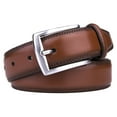 thumbnail image 4 of Men's Dress Belt, Genuine Leather Belts - Classic & Fashion Design for Work Business and Casual, 4 of 5