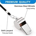 thumbnail image 4 of High-Quality Materials Whistles, Built To Last With Durable Abs Plastic And Smooth Comfortable Surface For Wide Application In Sports Training Outdoor Activities And More,, 4 of 7