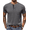 Dark Gray, variant on Henley Shirts for Men Pocket Button Down Basic Tee Tops Golf Casual T Shirts Gray