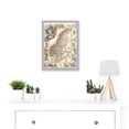 thumbnail image 2 of Antique Map 1847 Munch Norway Sweden Decorative Artwork Framed Wall Art Print A4, 2 of 4