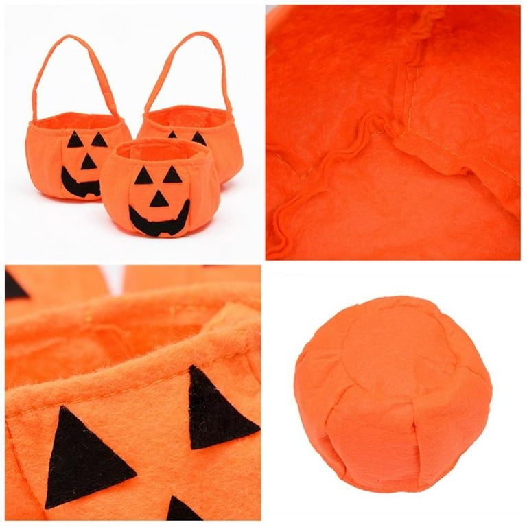 JUNZAN Halloween Pumpkins Trick Treat Mini Backpack for Boys Girls Toddler  Kid Preschool Bookbag Student Bag Travel Daypack
