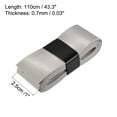 thumbnail image 3 of Unique Bargains 43.3' Non-Slip PU Tennis Racket Overgrip Tape Wraps with Hole Grey 6 Pack, 3 of 7