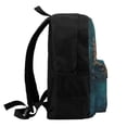 thumbnail image 4 of Lsque Elegant Butterfly And Flowers Pattern Adult Backpack – Durable & Lightweight PU Canvas Storage Bag , 15” Laptop Compartment, and Multiple Pockets, 4 of 7