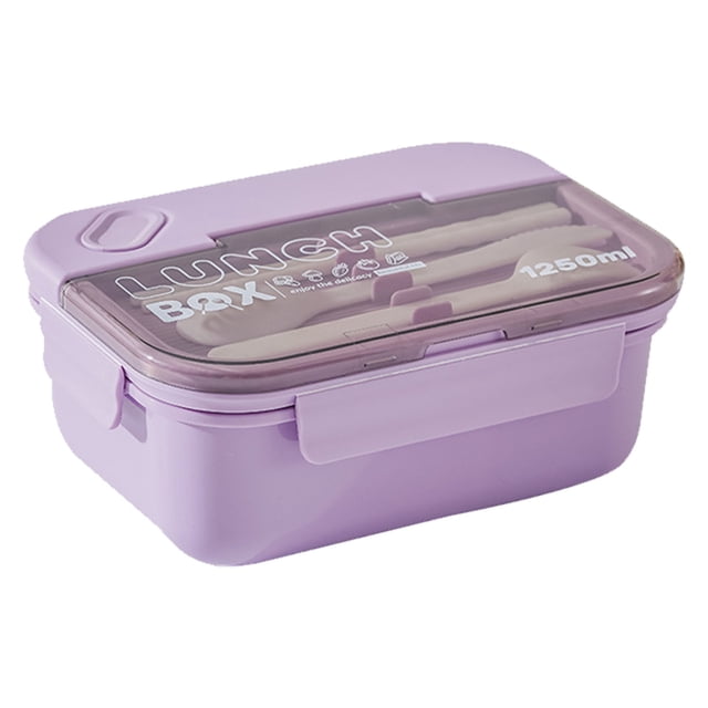Fiambrera, fiambrera de 3 compartimentos, contenedor de comida, caja Bento, materiales ecológicos