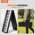 thumbnail image 3 of STAWAY 88-Key Portable Folding Piano Keyboard - Ultra-Slim, Bluetooth MIDI, 128 Tones, Adjustable Stand, Rechargeable Battery - Perfect for Musicians, 3 of 9