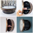 thumbnail image 3 of GOOHOCHY Reloj de pared para sala de estar con caja de almacenamiento, reloj de pared a pilas, reloj de pared redondo colgante para dormitorio, 3 of 8