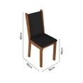 thumbnail image 3 of Juego Comedor con Mesa de Vidrio y 4 Sillas Madesa Plus MN, 3 of 5