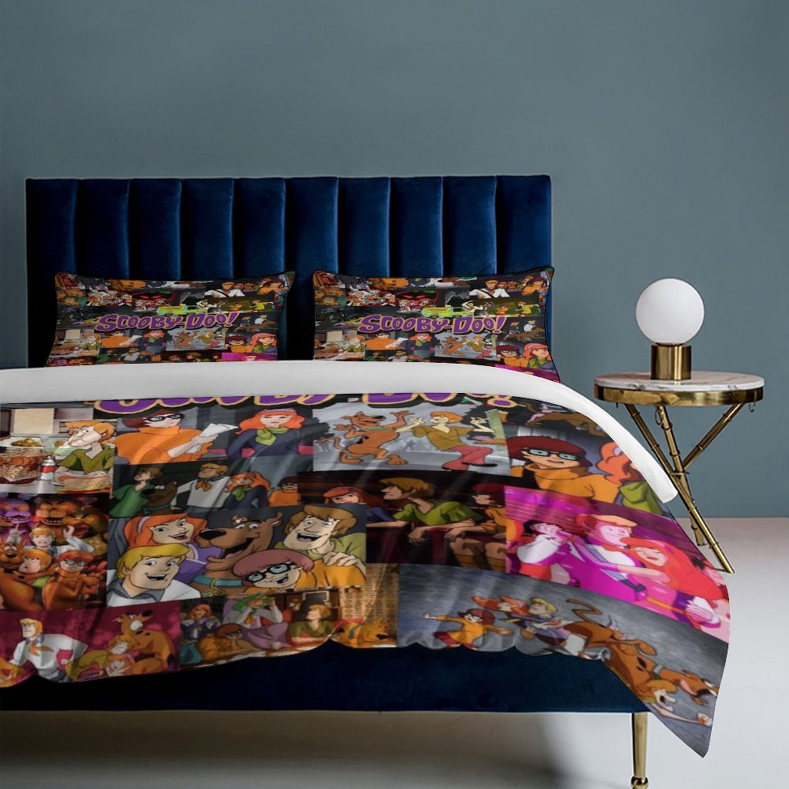 Scooby Doo Bedding Set Anime Bedding Set Cartoon Duvet Cover Set
