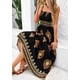 thumbnail image 5 of Vestido PRETTYGARDEN 2025 Maxi Floral Negro Talle XXL, 5 of 8