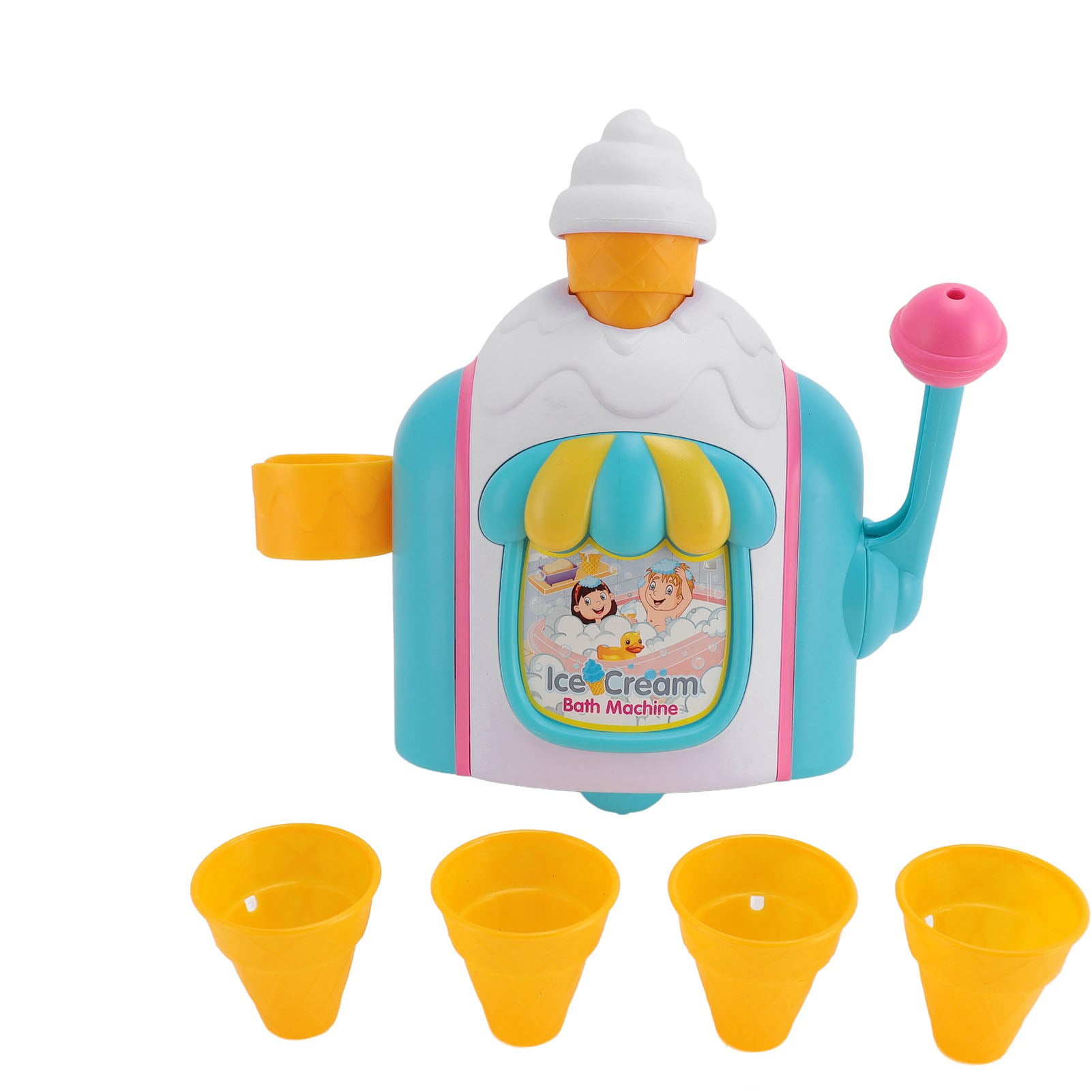 Bath Ice Cream Toy, Simple  Bubble Ice Cream Maker  For Toddlers