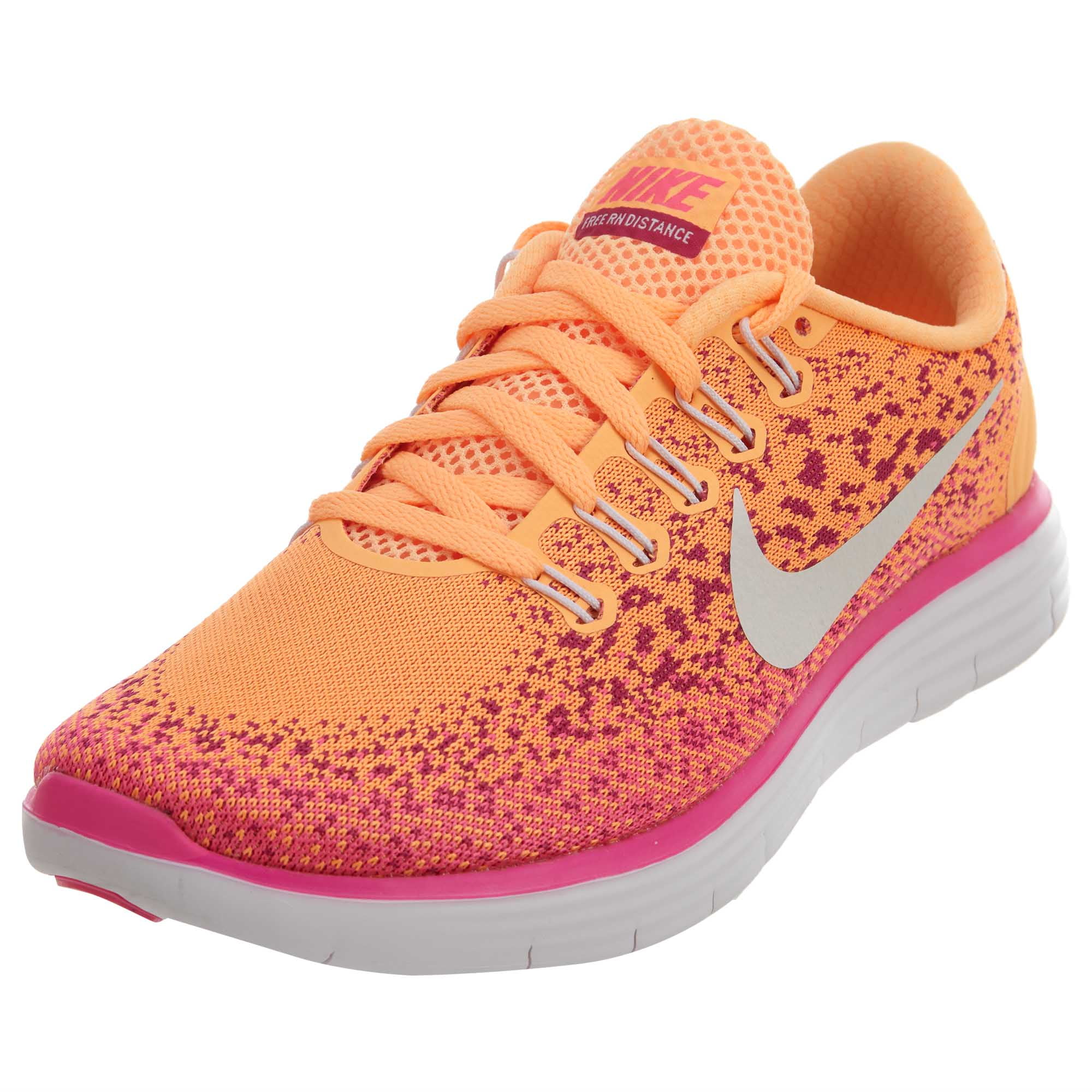 trono persona que practica jogging Extracto Nike Free Rn Distance Womens Style : 827116 - Walmart.com