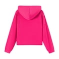 thumbnail image 4 of BLVB Unisex Kids Cropped Hoodie Boys Girls Long Sleeve Crop Tops Plain Hoodies Pullover Sweatshirts 3-14 Years, 4 of 7