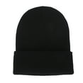 thumbnail image 1 of Minnieouse Beanie Hat Gorros de punto Ajustable Otoño Skullcap Color caramelo Multifuncional Casual Esquí Accesorios para el cabello Negro Type3 NO3, 1 of 5