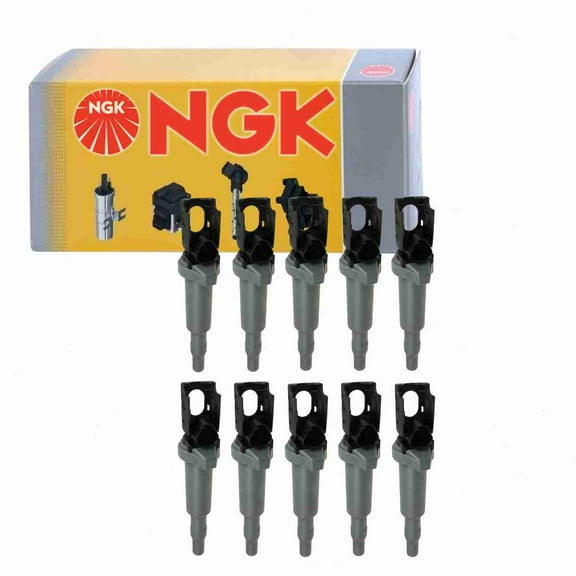 10 pc NGK 49021 Ignition Coils for 00042 12 13 7 548 553 12 13 7 594 936 12137548553 12137594936 178-8480 2505-317709 36-8212 42 E1070 IC650 UF-570 UF570 ZS324 Spark Plug Wire Boot