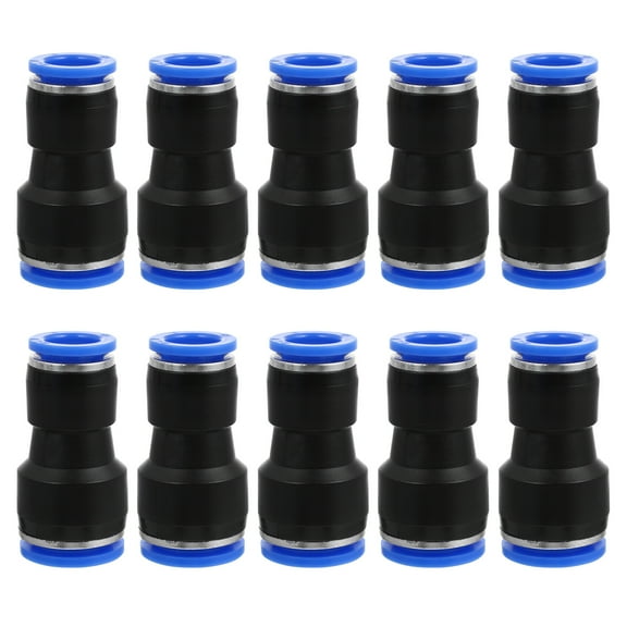 Monyance air brake fittings Quick Connect Straight Push Air Fittings 12-16mm 10pcs(1.97X0.94X0.94Inches)