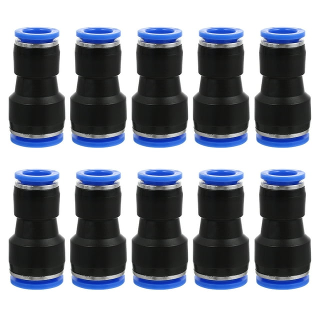 Shisuyan Composants Pneumatiques Connecteur Rapide Bleu 10 Pcs 5X2.4X2.4CM