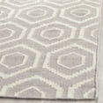 thumbnail image 3 of Safavieh Dhurries Bianca Geometric Area Rug, Gray/Ivory, 4' x 6', 3 of 8