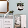thumbnail image 3 of Eveokoki 12" The Laundry Room Loads of Fun Sign Rustic Wooden Plaque Wreaths for Wall Door Funny Decor Vintage Hanging Sign for Laundry Room Wash House Farmhouse, 3 of 5