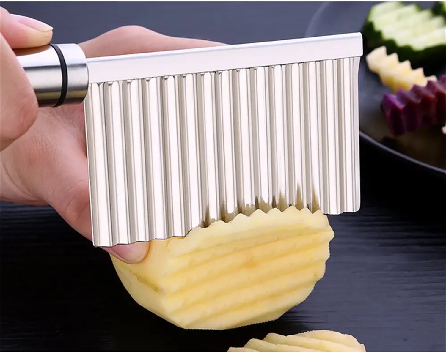 Dropship Potato Wave Knife Vegetable Planer Stainless Steel Stripe Cutting  Equipment Wave Rolling Cutter Wave Cutter Wave Slicer Kitchen Accessories  Gadget Tools to Sell Online at a Lower Price