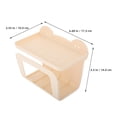 thumbnail image 2 of RENACLIPY 2Pcs Plastic Bathroom Wall Mounted Tissue Box Holder for Kitchen Facial Wipes Storage, 2 of 8