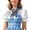 Blue, variant on YUEHUA Silk Head Scarves for Women Cotton Hair Scarf 35”Large Square Bandana Travel Oktoberfest Like Neck Scarf Shawl