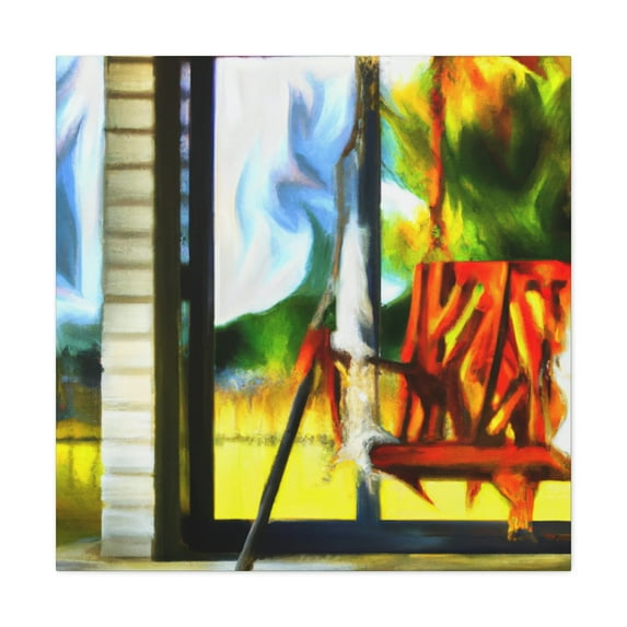 Swinging Into Deco - Canvas