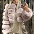 thumbnail image 2 of Heliisoer Plus Women Size Faux Coat Warm Furry Faux Short Jacket, 2 of 9