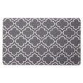 thumbnail image 1 of Design Imports CAMZ13149 DII Gray Lattice Tufted Mat 17.75x29.5 inches, 1 of 4