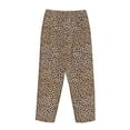 thumbnail image 5 of Daiia Leopard Print-2 Women's Sleep Pant with Pockets and Drawstring,Pajama Pants-XX-Large, 5 of 9