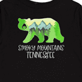 thumbnail image 4 of Inktastic Smoky Mountains, Tennessee Mountains and Bear Shape Boys or Girls Long Sleeve Toddler T-Shirt, 4 of 5