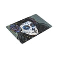 thumbnail image 3 of MKHERT Vintage Sugar Skull Girl with Rose Doormat Rug Home Decor Floor Mat Bath Mat 30x18 inch, 3 of 3