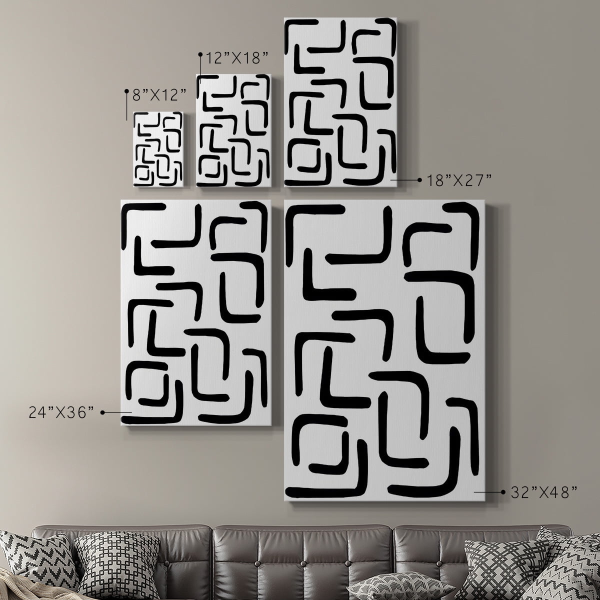 Shuffle III Premium Gallery Wrapped Canvas - Ready to Hang