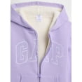 thumbnail image 2 of Sudadera GAP Sherpa con Cierre Completo para Niñas Orquídea XL, 2 of 2
