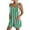 Green, variant on Joau Rompers for Women Summer Dressy Sleeveless Spaghetti Strap Wide Leg Jumpsuits with Pockets Loose Casual Print Shorts Vacation Overalls