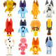 thumbnail image 2 of 12pcs Xtellar Bluey Familia Y Amigos Figura Modelo Juguete Regalo, 2 of 3