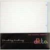 DittoJournalingRefillPages8InchX8Inch12/Sheets