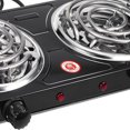 thumbnail image 4 of CUITING Hot Plate 2000W Double Burner Electric Cooktop Portable Stove Top Heating Hot Plate Stove for Kitchen Camping, 4 of 5