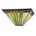 thumbnail image 2 of CHLOE Graham Tiffany-style 1 Light Mission Indoor Wall Sconce 12" Wide, 2 of 5