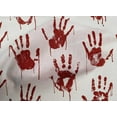 thumbnail image 4 of oneOone Cotton Poplin White Fabric Handprint Skull Sewing Craft Projects Fabric Prints By Yard 56 Inch Wide, 4 of 4