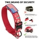 thumbnail image 5 of Collar para perro DAGANXI Tactical Nylon con asa Airtag XL Rojo, 5 of 6