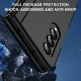 thumbnail image 3 of SaniMore for Samsung Galaxy Z Fold 4 7.6" 2022 Case, Magnetic Hidden Kickstand Full Wrap Rugged Heavy Duty Protective PC Backplane Shockproof Anti-drop Case for Galaxy Z Fold 4 7.6" 2022, Green, 3 of 8