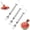 3PCS, variant on 2-in-1 Stainless Steel Watermelon Fork Slicer, Dual Head Fruit Cutter Tool, Multipurpose Watermelon Slicer for Grape Mango Pitaya