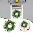 thumbnail image 2 of Artificial Christmas Wreath - Realistic PE Cedar Leaves, Greenery Garland, 20-inch Diameter, for Front Door, Mantle & Holiday Decor, 2 of 8