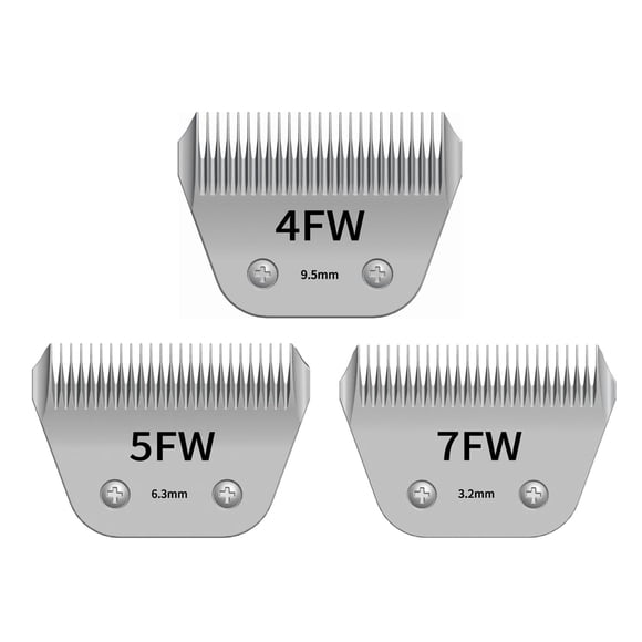 Cuchillas de aseo para mascotas TRAH 4FW/5FW/7FW para aseo de perros, paquete de 3
