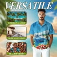 thumbnail image 3 of Netecom US Cruise Ship Hawaiian Shirt for Men, Unisex Button Down Summer Beach Short Sleeve, Travel Gifts, Sizes S-5XL, 3 of 6