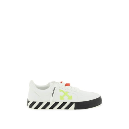 

Off-white low vulcanized leather sneakers