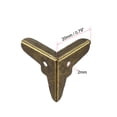 thumbnail image 2 of Unique Bargains Metal Box Corner Protectors Edge Guard Protector 20x20x20mm Bronze Tone 12 pcs, 2 of 3