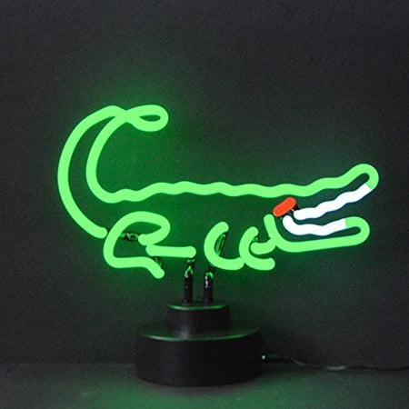 - Neonetics Business Signs Crocodile Alligator Neon Sign Sculpture