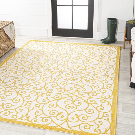 JONATHAN Y SMB107D-3 Madrid Vintage Filigree Textured Weave Indoor ...